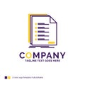 Company Name Logo Design For Check, filing, list, listing, regis