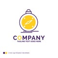 Company Name Logo Design For compass, direction, navigation, gps Royalty Free Stock Photo