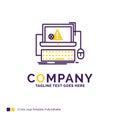 Company Name Logo Design For Computer, crash, error, failure, sy