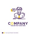 Company Name Logo Design For professor, student, scientist, teac