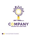 Company Name Logo Design For seo, search, optimization, process Royalty Free Stock Photo