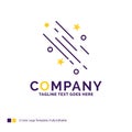 Company Name Logo Design For star, shooting star, falling, space