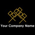 Company name, template logo, abstrak logo