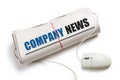 Company News Royalty Free Stock Photo