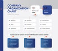 Company Organization Chart. Structure of the company.