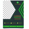 Company Profile 02 vector design illustration Royalty Free Stock Photo