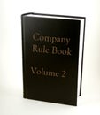 Company Rule Book Royalty Free Stock Photo