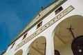 Company signboard at Salton Winery building facade