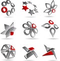 Company symbols. Royalty Free Stock Photo