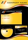 Company xtemplate 2.cdr Royalty Free Stock Photo