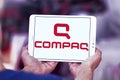 Compaq logo Royalty Free Stock Photo