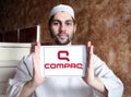 Compaq logo Royalty Free Stock Photo