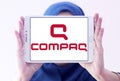 Compaq logo Royalty Free Stock Photo