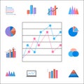 comparative point chart icon. Detailed set of Charts & Diagramms icons. Premium quality graphic design sign. One of the collection