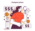 Compare prices to decrease your spendings. Risk management