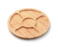 5 compartments bamboo serving tray