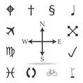 compas directions icon. Detailed set of web icons. Premium quality graphic design. One of the collection icons for websites, web d