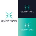 Compas logo design. Abstract compos symbol logo template.