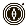 Compass Alpinism Course Detector Tool glyph icon