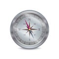 Isolated realistic compass on white background Royalty Free Stock Photo