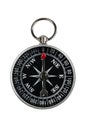 Compass with clipping path on white background