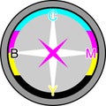 Compass in CMYK