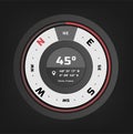 Compass digital HUD navigate