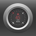 Compass digital HUD navigate Royalty Free Stock Photo