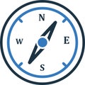 Compass, discover, navigation, direction icon. Simple editable vector graphics