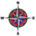 Compass (eps file included) Royalty Free Stock Photo