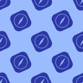 Compass icon flat design seamless pattern. Vector illustration Royalty Free Stock Photo