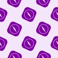 Compass icon flat design seamless pattern. Vector illustration Royalty Free Stock Photo
