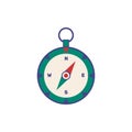 Compass icon. Simple element from port collection. Creative Compass icon for web design, templates, infographics and more