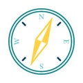 Compass icon Royalty Free Stock Photo