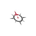 Compass icon Vector Illustration design Logo Royalty Free Stock Photo