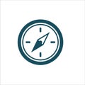 Compass Icon Vector Ilustration Royalty Free Stock Photo