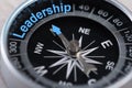 Compass indicating leadership Royalty Free Stock Photo