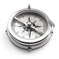 Compass isolated on white created with Generative AI