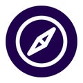 Compass Line Style vector icon which can easily modify or edit Royalty Free Stock Photo