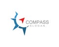 Compass Logo Template vector Royalty Free Stock Photo