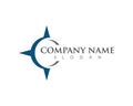 Compass Logo Template vector icon Royalty Free Stock Photo