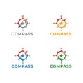 Compass Logo Template vector illustration design Royalty Free Stock Photo