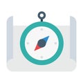 Compass,  map, navigation, directions fully editable vector icon Royalty Free Stock Photo
