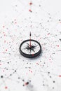 Data-Driven Navigation Compass Royalty Free Stock Photo