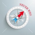 Compass Neuer Weg Royalty Free Stock Photo