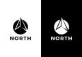 compass north abstract modern logo design Royalty Free Stock Photo