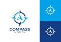 compass north simple modern logo design Royalty Free Stock Photo