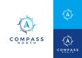 compass north simple modern logo design Royalty Free Stock Photo