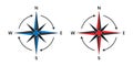 Compass pointer icon with white background, Direction, map navigation symbol
