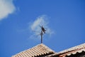 Compass on the roof Royalty Free Stock Photo